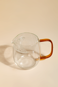 Crescent Glass Tea Pitcher