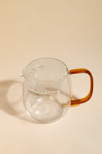 Crescent Glass Tea Pitcher