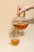 Crescent Glass Tea Pitcher