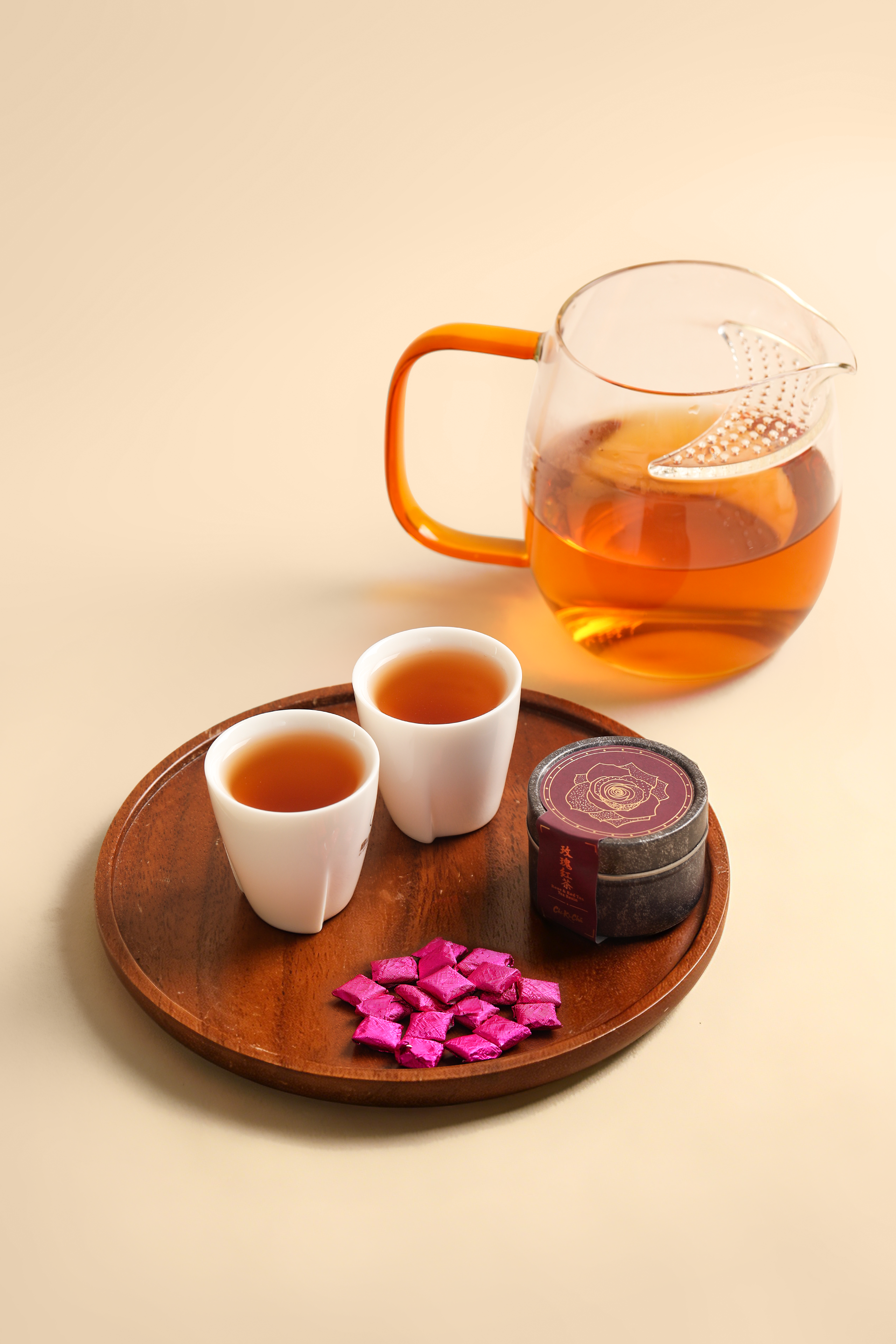 Rose & Red Tea Resin